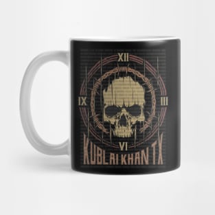 Kublai Khan TX Vintage Skull Mug